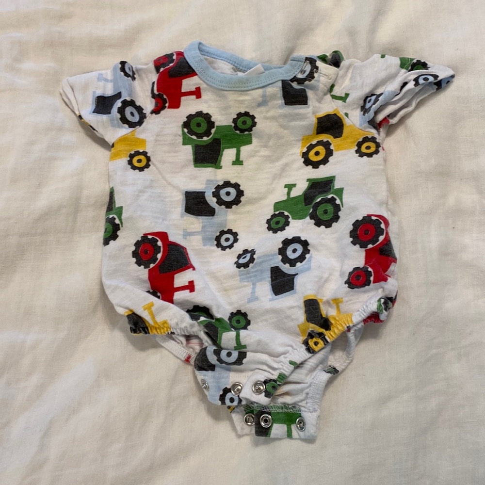 Mudpie Tractor Romper